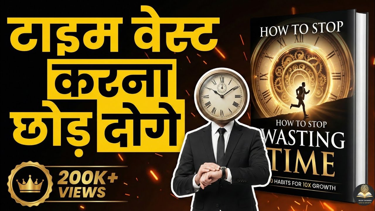 Time Waste Karna Band Karo | 10 Habits for 10x Growth | Hindi Motivational Book Summary