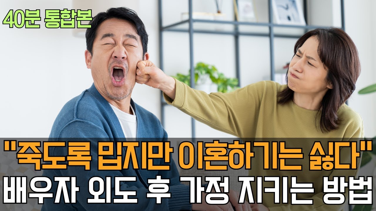 배우자 외도 후 이혼하지 않고 가정 유지하는 방법 (통합본) [이거나고거나]