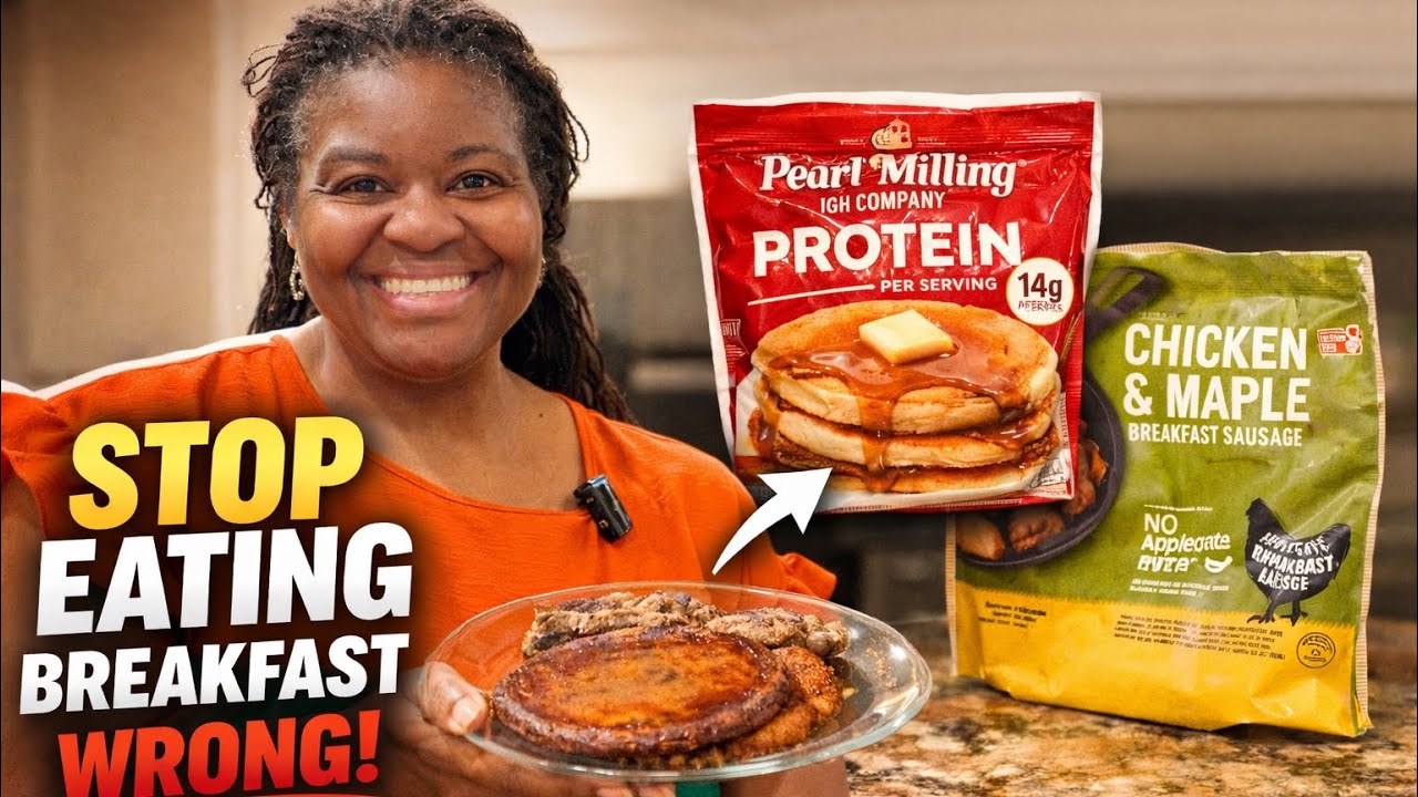 High Protein Breakfast for Women Over 40 | Nutrition Coach Builds a Fat-Loss Friendly Pancake Plate