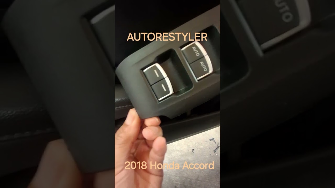 Honda Accord, door panel removal  - 2018,2019,2020,2021,2022 