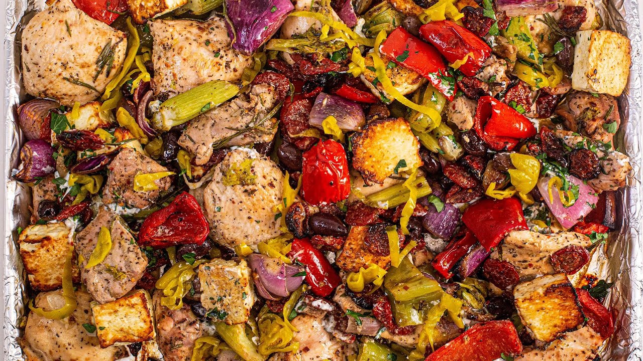 How To Make Greek Sheet Pan Chicken By Rachael