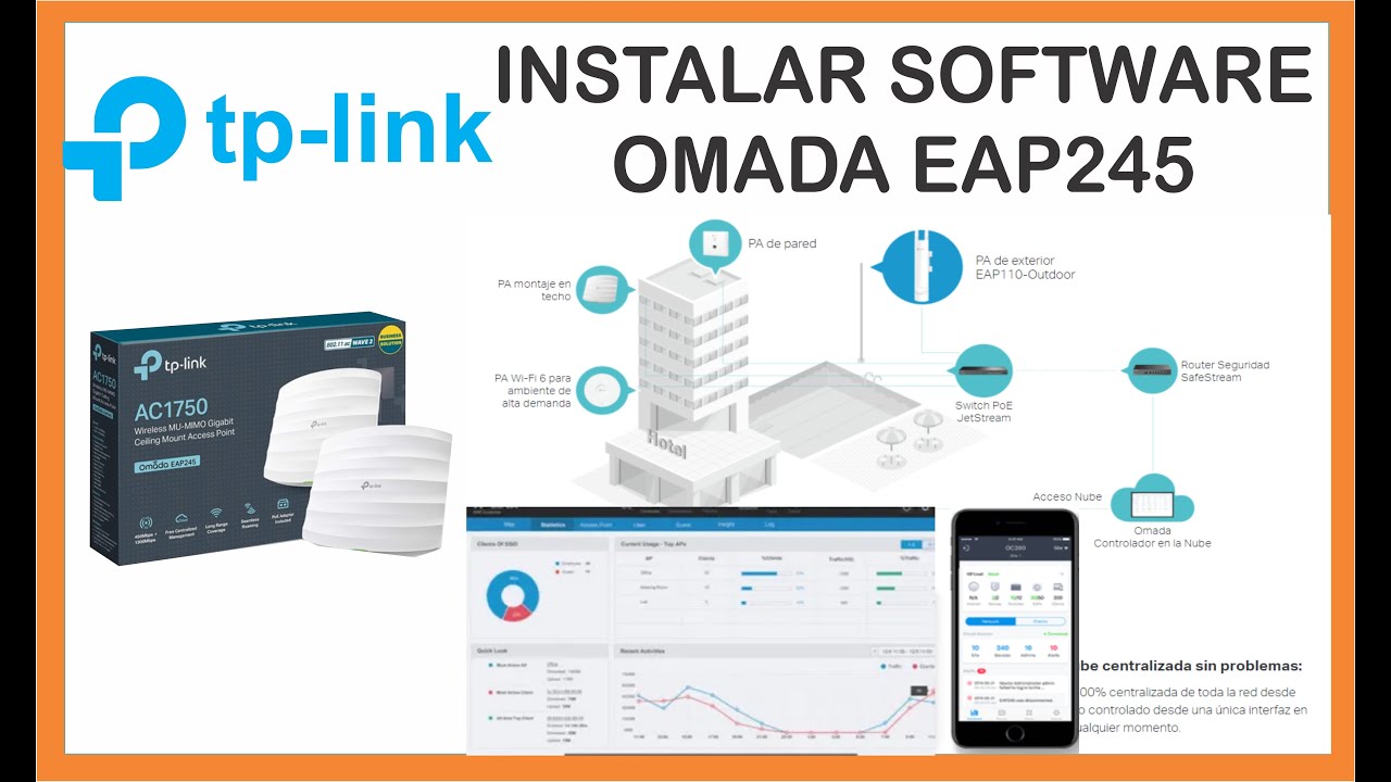 Descargar e Instalar Software OMADA EAP 245  - tp-link