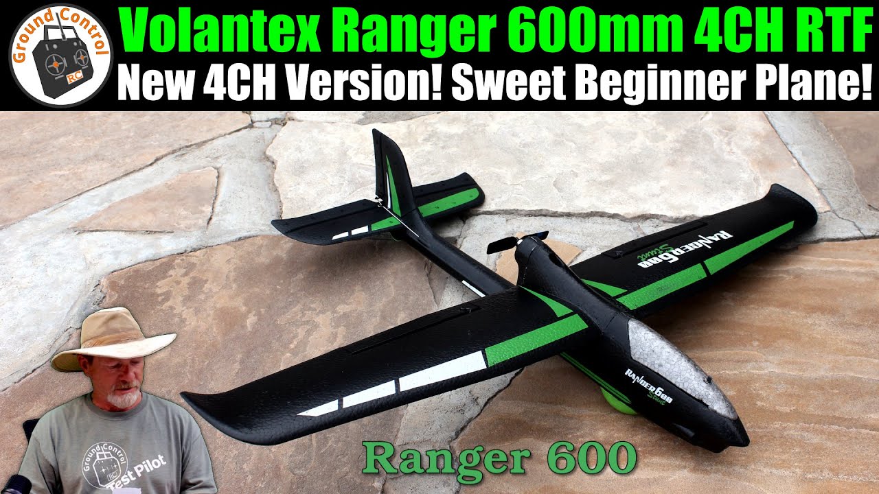 What a Sweet Beginner Plane! VolantexRC Ranger 600mm Wingspan 4CH Gyro System Beginner Plane RTF
