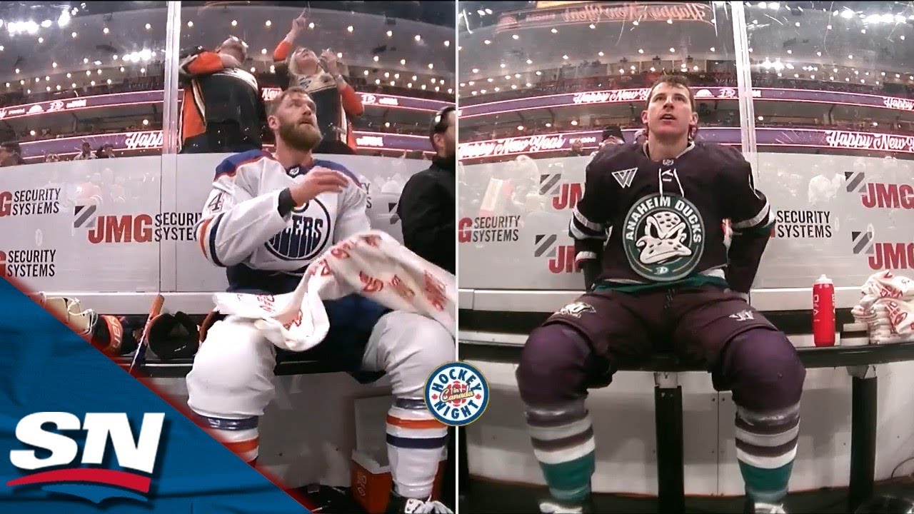 Oilers' Mattias Ekholm, Ducks' Ryan Strome Drop The Mitts In Blowout Game