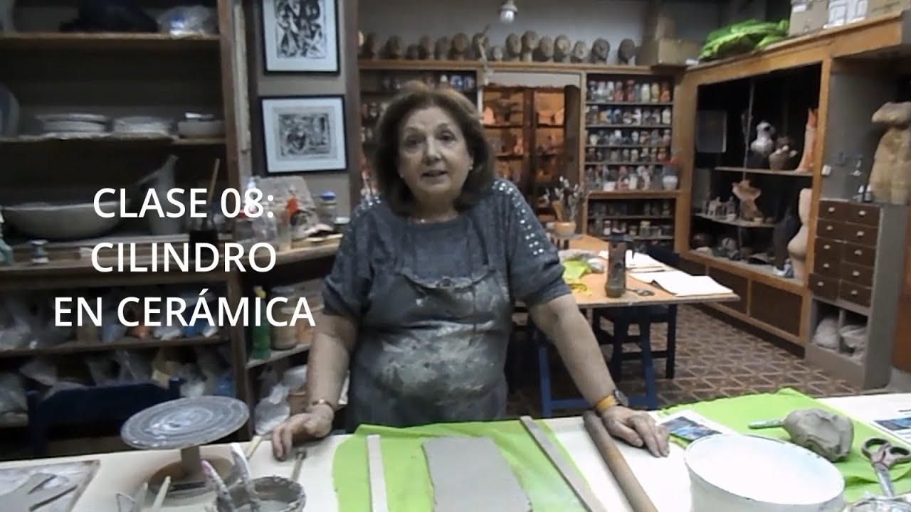 Cómo se hace un cilindro en cerámica