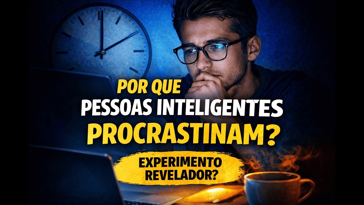 O experimento que revelou por que pessoas inteligentes procrastinam!