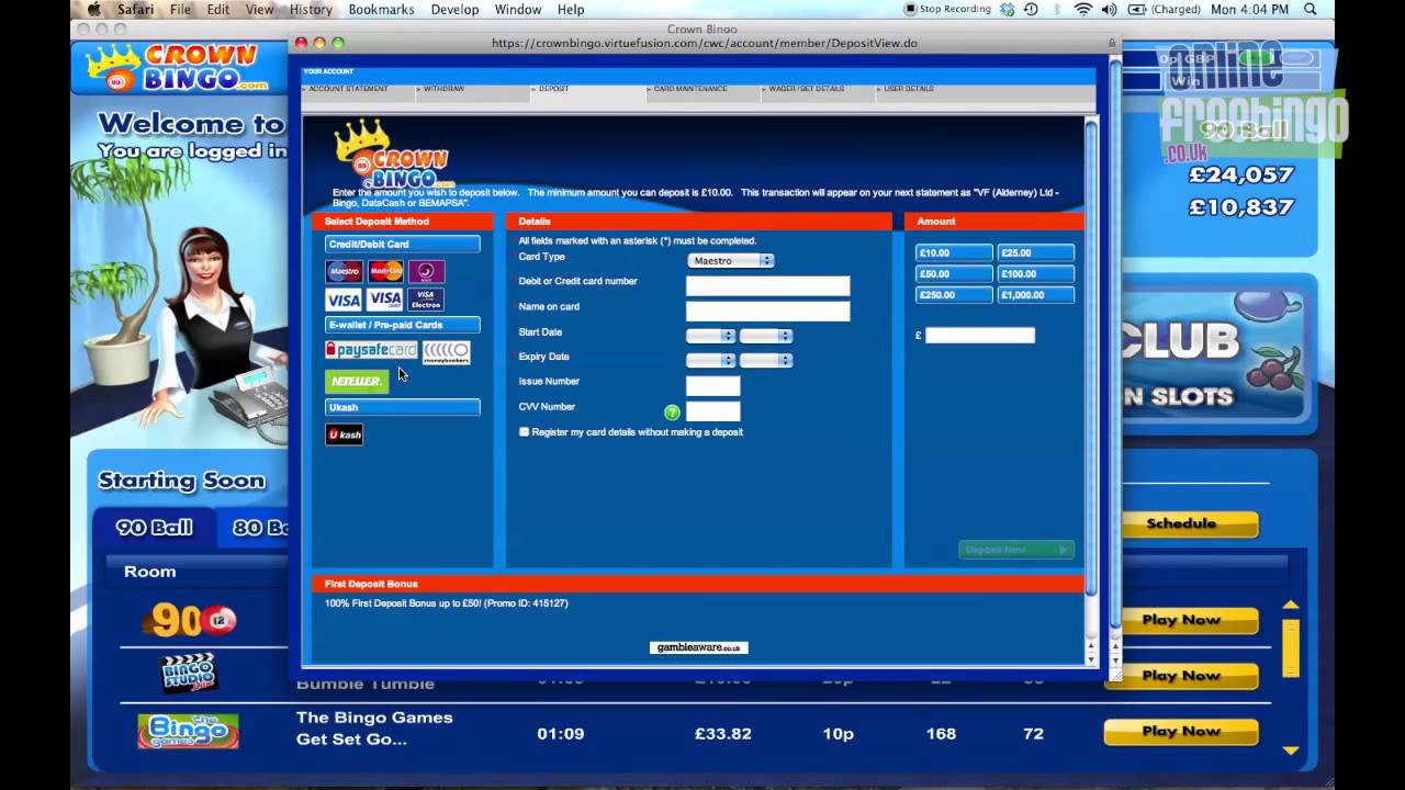 Crown Bingo - Online Bingo Review
