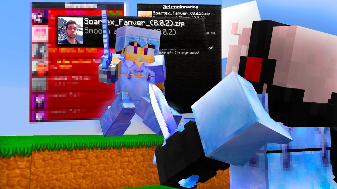 Probé el Texture Pack de Vegetta777 en Minecraft Bedrock | Infinity HCF