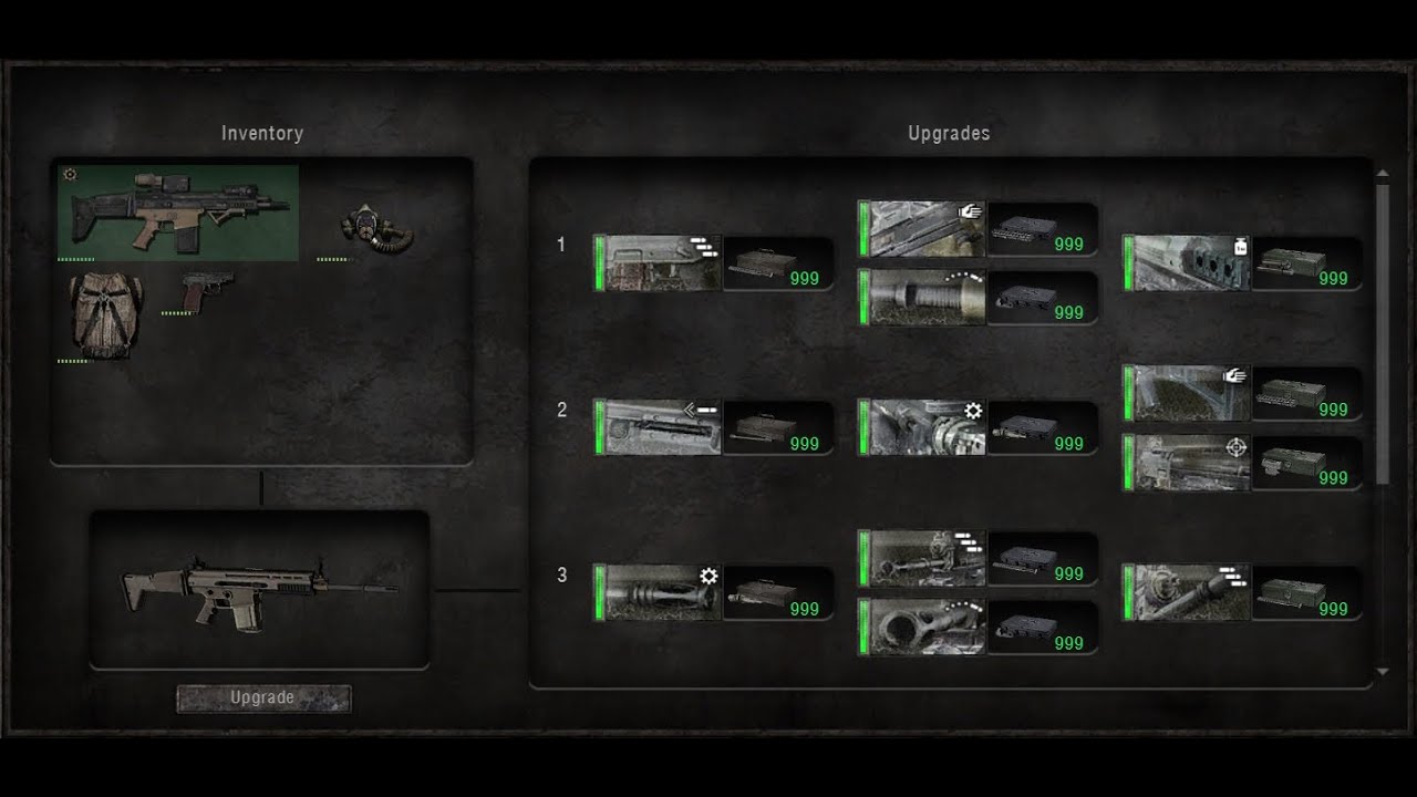 Stalker Anomaly, guide for custom upgrade tree & full upgrades