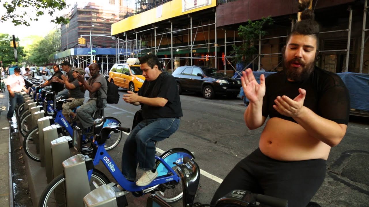The Fat Jewish Teaches Spinning Classes On Citibikes