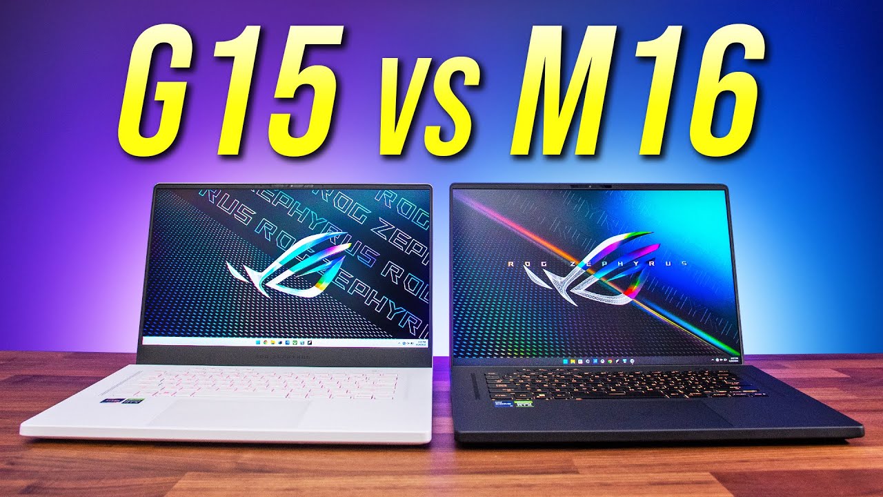 ASUS Zephyrus G15 vs M16 - Intel or AMD in 2022?