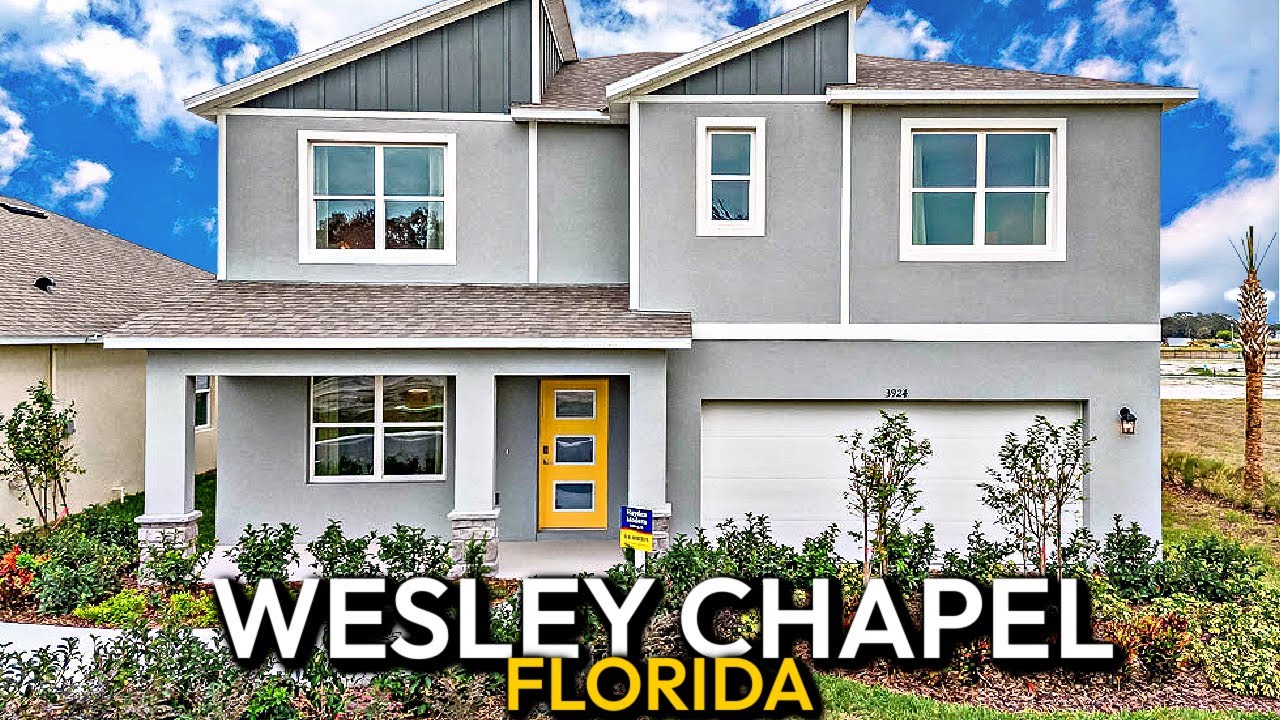 Inside a $400,000 AFFORDABLE MODERN Home In Wesley Chapel Florida | New Homes In Tampa FL