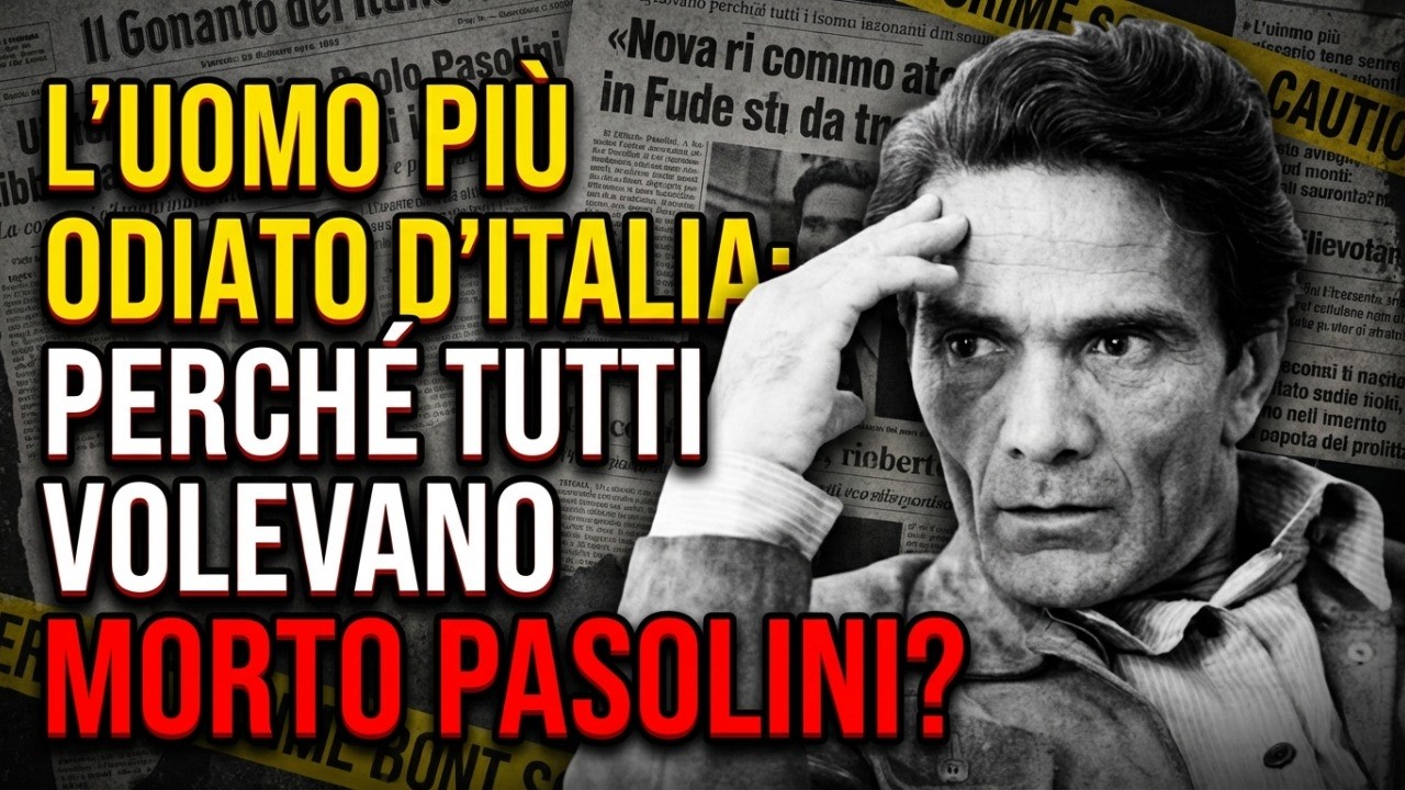 L'UOMO PIÙ ODIATO D'ITALIA: PERCHÉ TUTTI VOLEVANO MORTO PASOLINI?