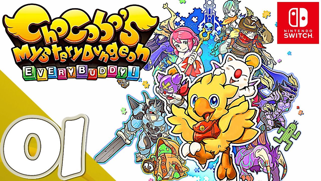 Chocobo's Mystery Dungeon EVERY BUDDY [Switch] - Gameplay Walkthrough Part 1 Prologue / Chapter 1