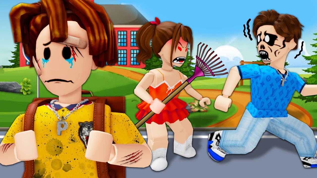 ROBLOX Brookhaven 🏡RP - FUNNY MOMENTS: Bullied Peter and His Strong Sister | Roblox Idol