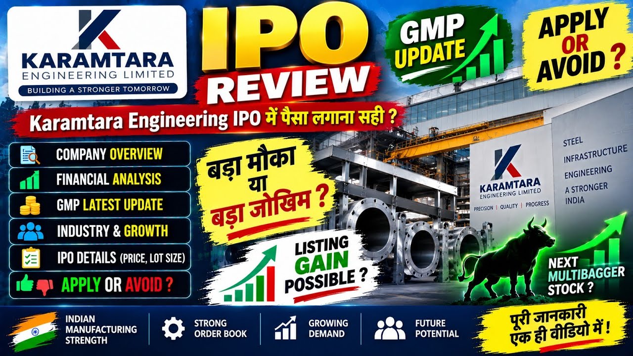 Karamtara Engineering IPO Review 🔥 | GMP Today | Apply or Avoid? | Karamtara IPO Analysis