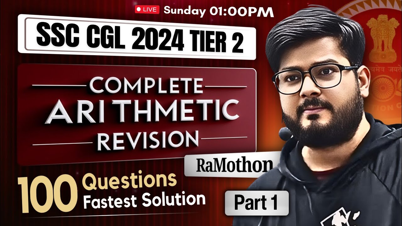 Complete Arithmetic Revision : Part 1/2  🔥 RaMothon