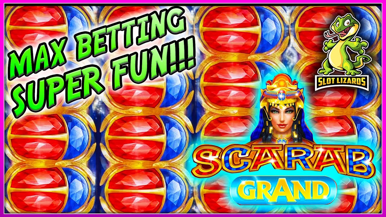 $400 MAX SPINNING SESSION!!! MASSIVE AND BIG WINS SCARAB GRAND SLOT MACHINE IGT!