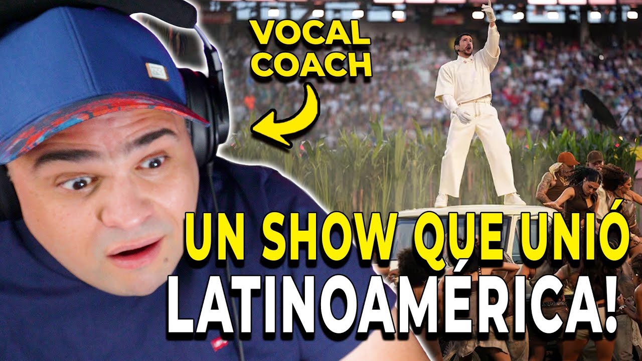 BAD BUNNY HIZO HISTORIA EN EL 60&deg; SUPERBOWL | Reacci&oacute;n y An&aacute;lisis de Vocal Coach