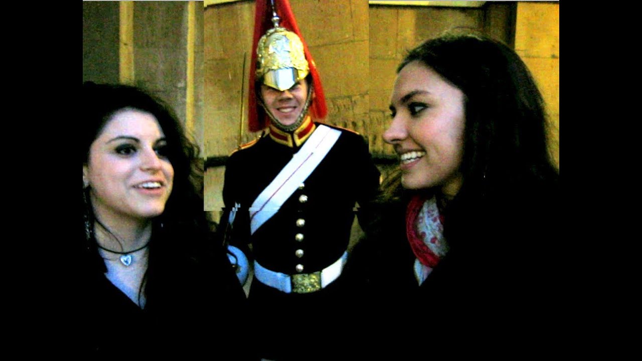 Making A Royal Guard Smile!