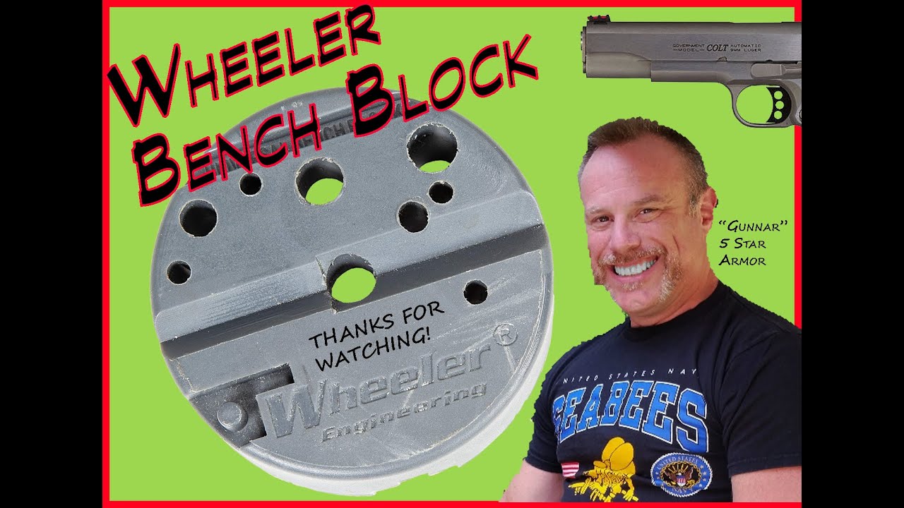 Wheeler Universal Bench Block Review and Use - Colt 1911 + 10/22 and more - Gunsmithing Tool