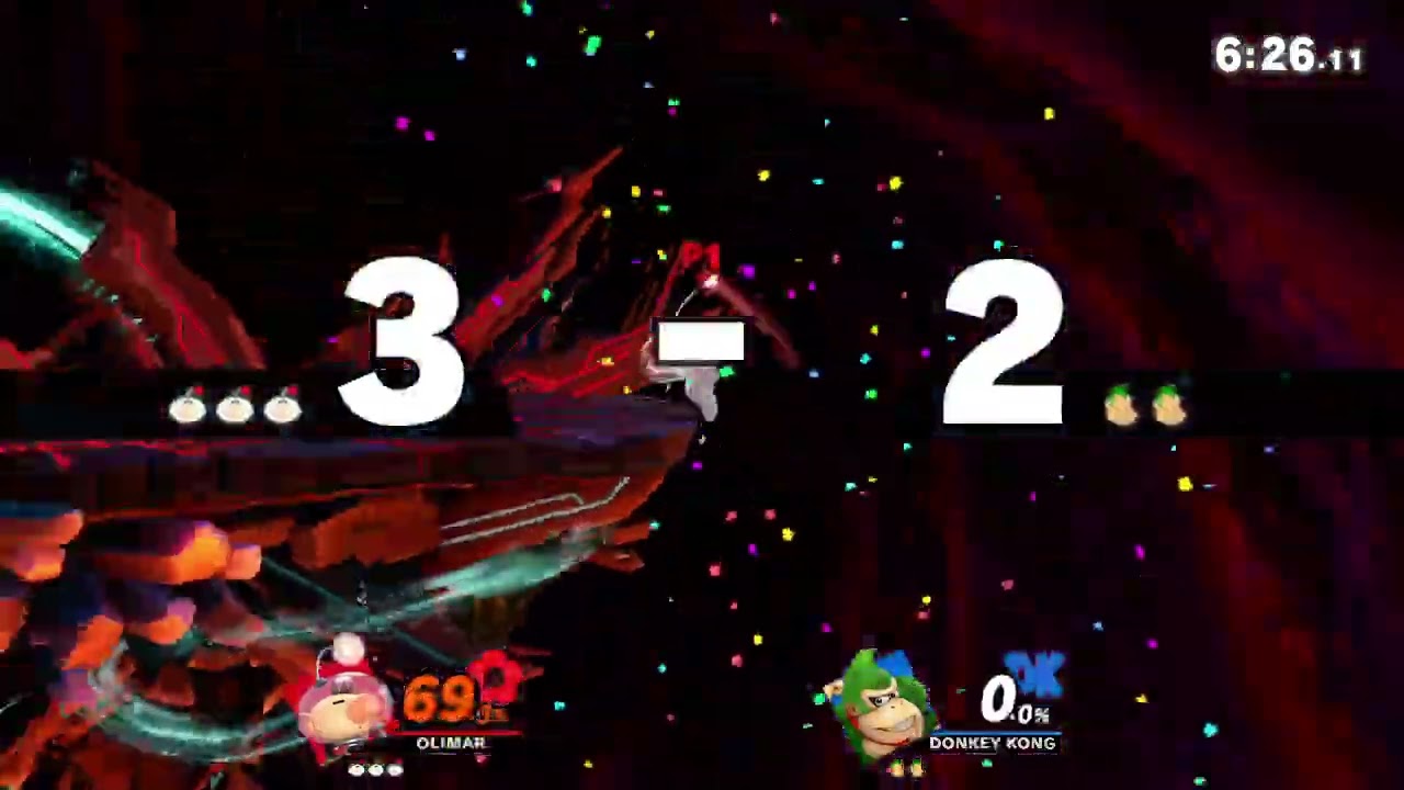 Olimar's 0 to 61 combo + Random footstool