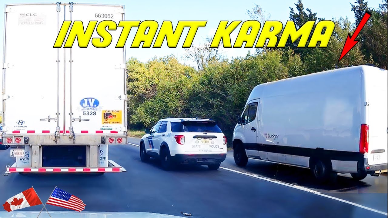 VAN REALLY TRIED DOING THIS RIGHT NEXT TO A COP