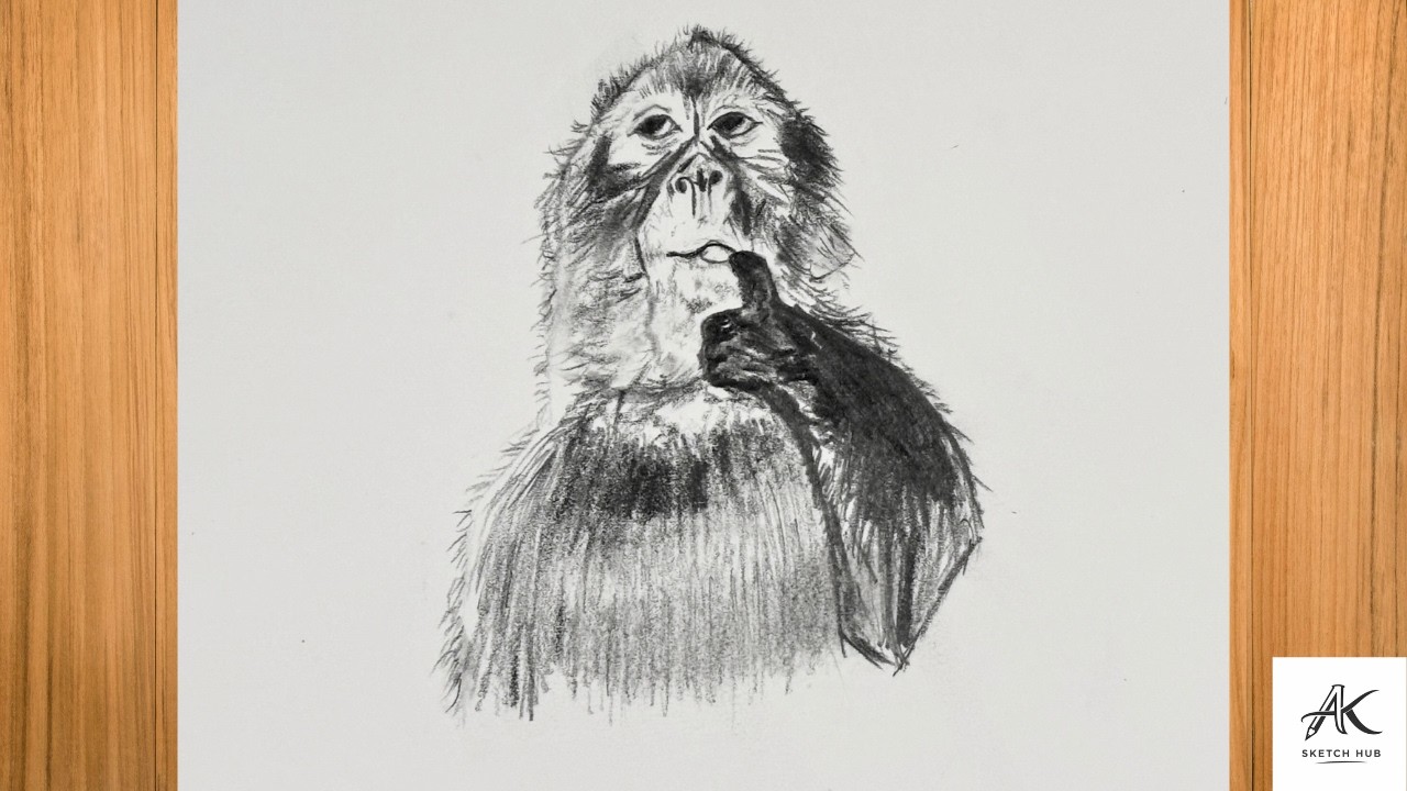 How to Draw a Monkey Step by Step | Easy Drawing Tutorial