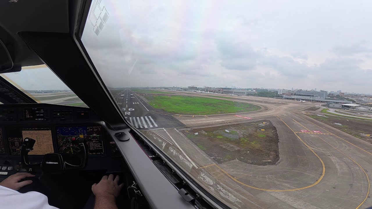 Landing Shanghai - Hongqiao, China (ZSSS/SHA) - Gulfstream G650