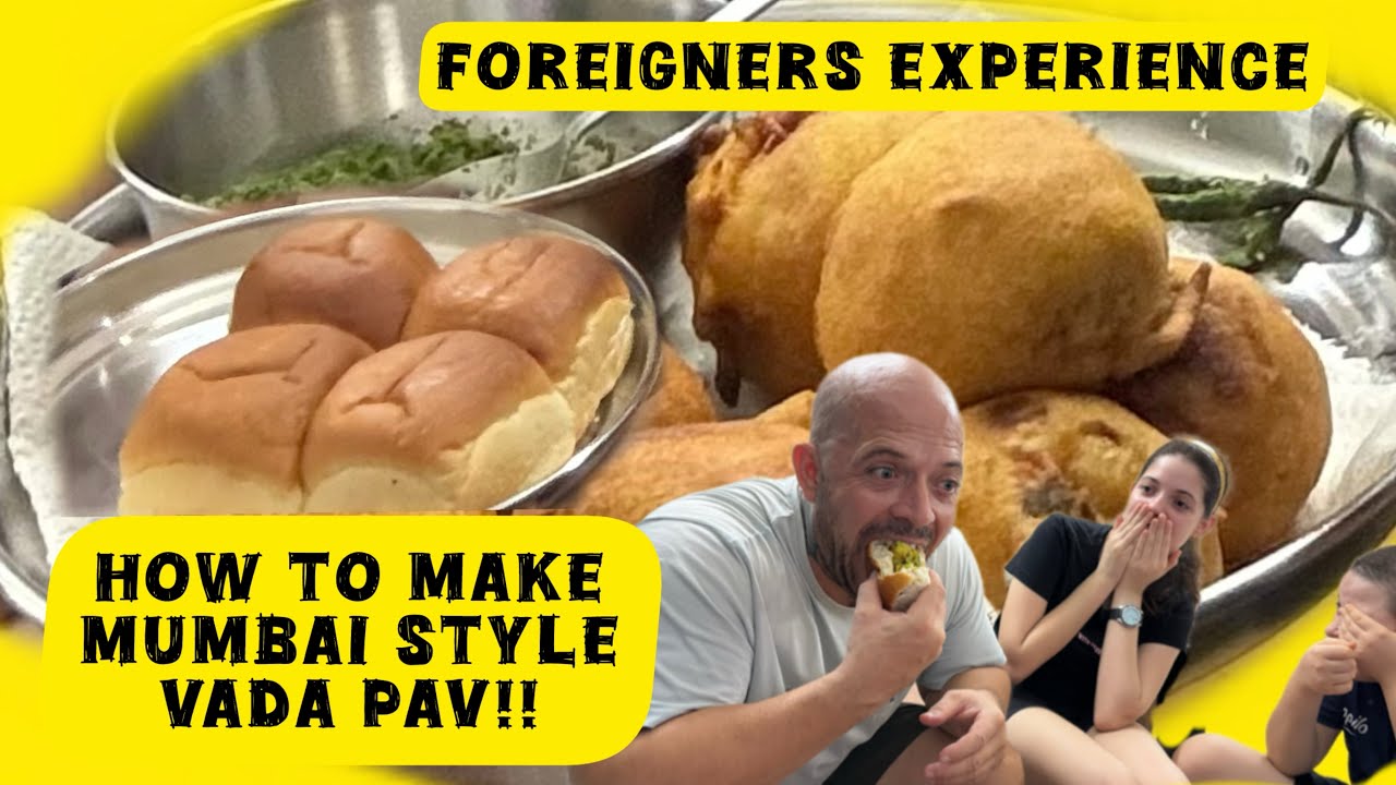 Foreigners Experience Mumbai Style वड़ा पाव | Travel Vlog India