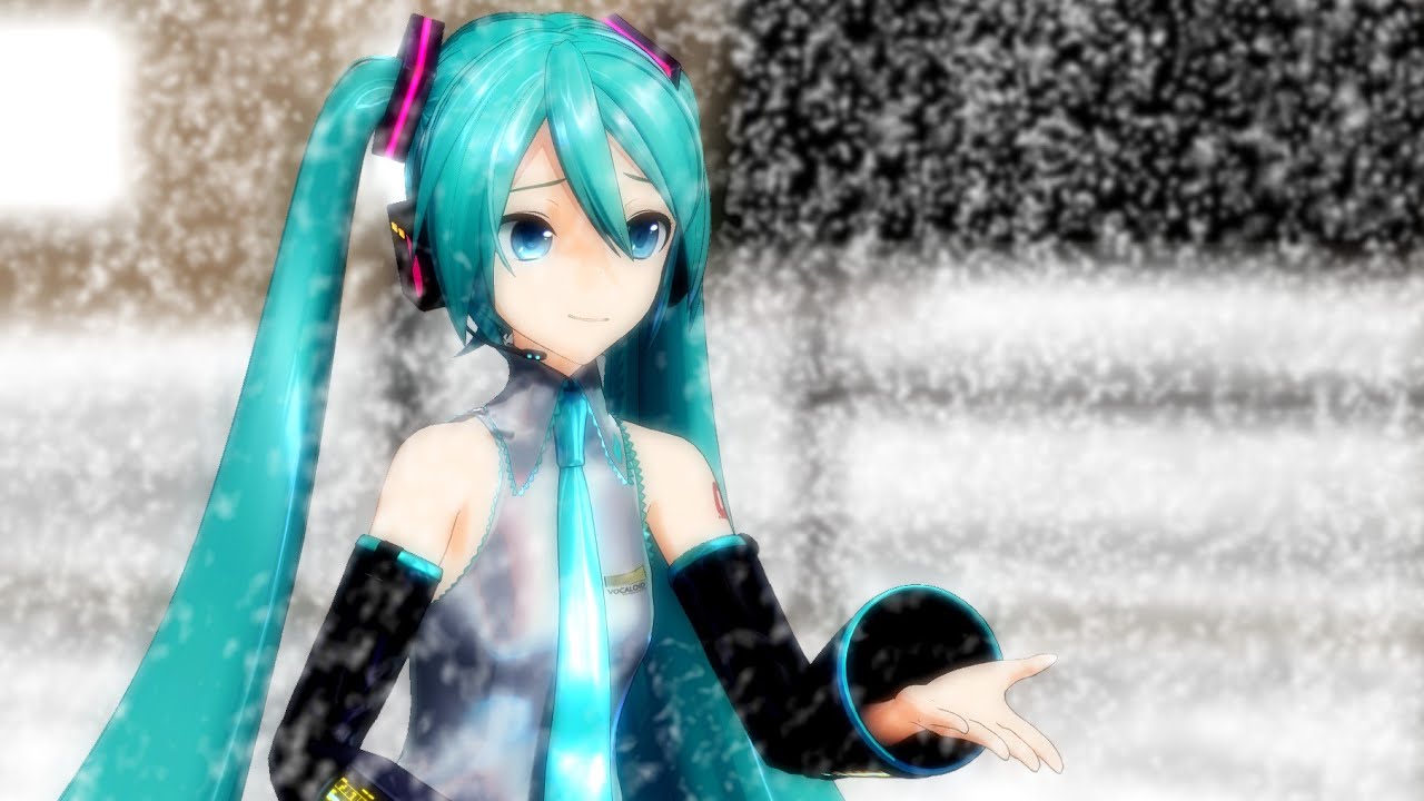 MMD【Глюк'oZa】Снег Идёт - Miku Hatsune【VOCALOID】кавер на русском +VSQx DL (Глюкоза)