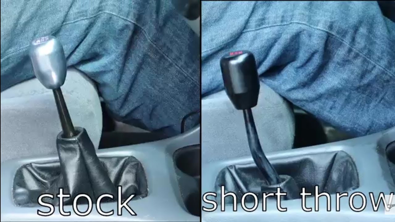 96-2000 EK EJ Honda Civic Short Throw Shifter Before And After + Install