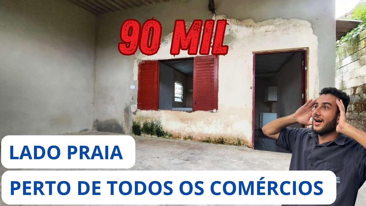 CASA POR APENAS 90 MIL NO LADO PRAIA 🏖️ 