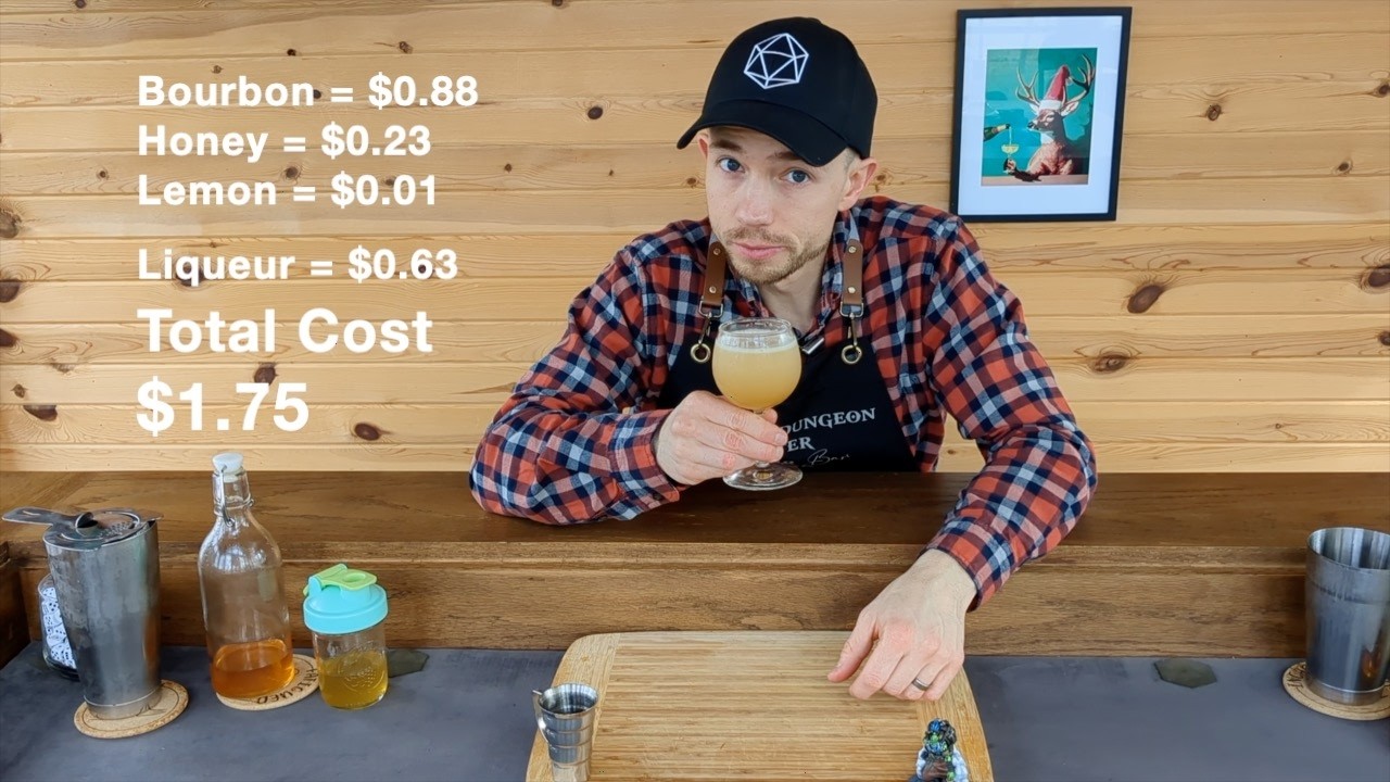 DIY Craft Cocktail Cost Breakdown, Made at Home!