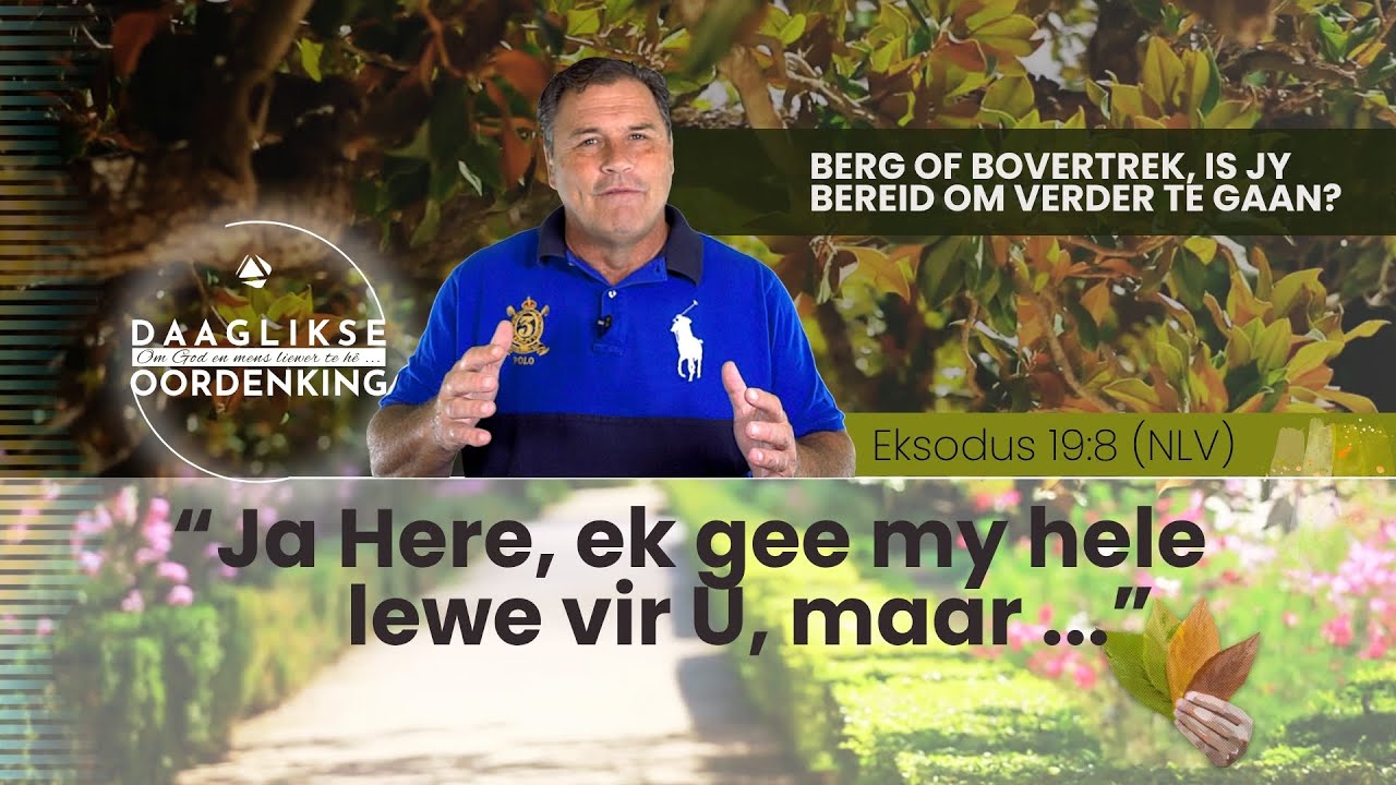 Daaglikse Oordenking - 23 Oktober 2025