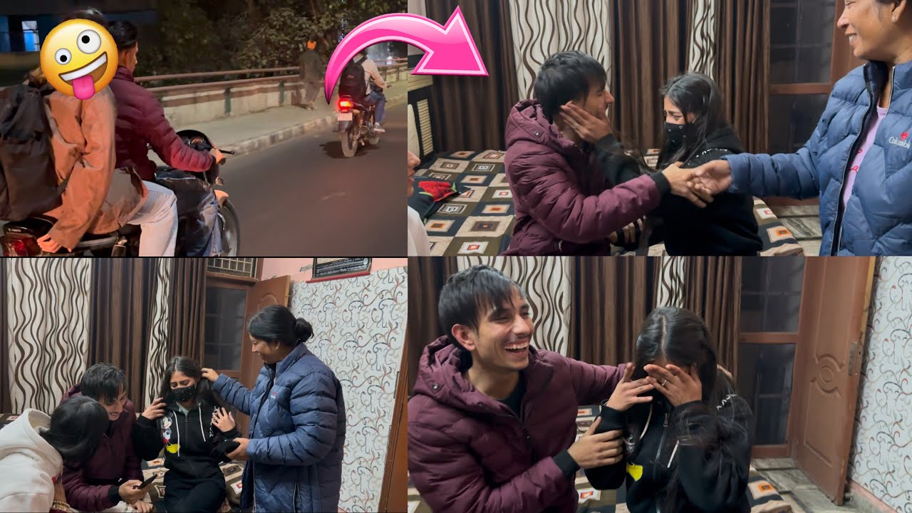 Ajj kita girl friend prank khushi te bhut funny vlog ❤️🤣