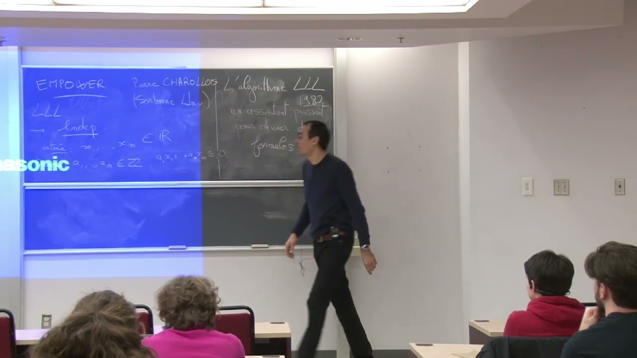 L'algorithme LLL, un assistant très puissant pour découvrir des formules