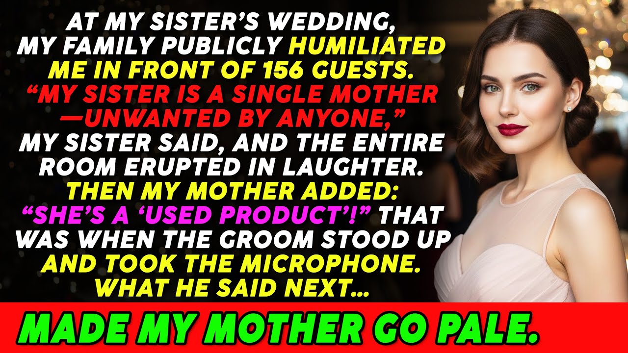 My Mom Called Me A “Used Product” At My Sister’s Wedding—Then The Groom Revealed Who I Really Am ...