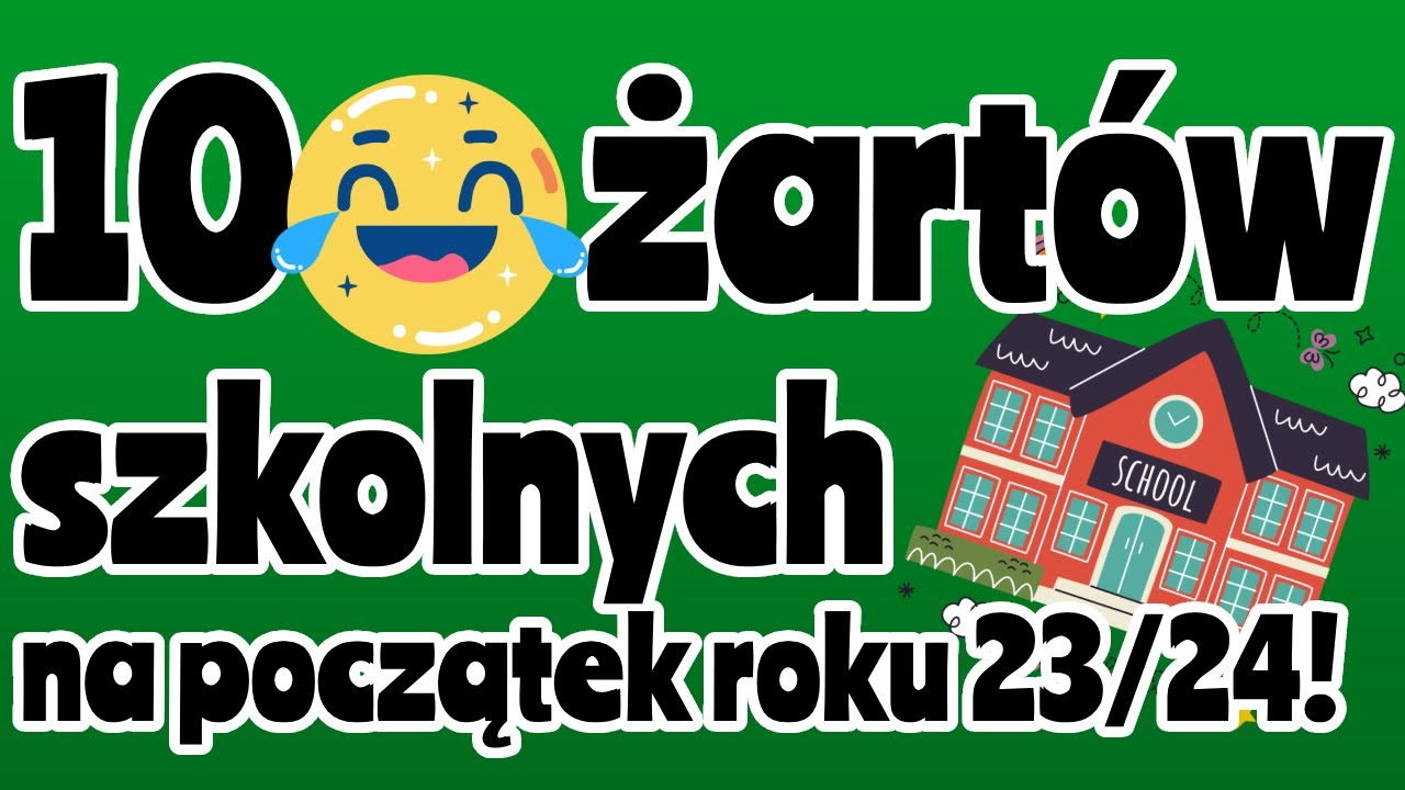 10 żartów o szkole 🏫 na początek roku szkolnego 2023/2024 🎒📐✏️
