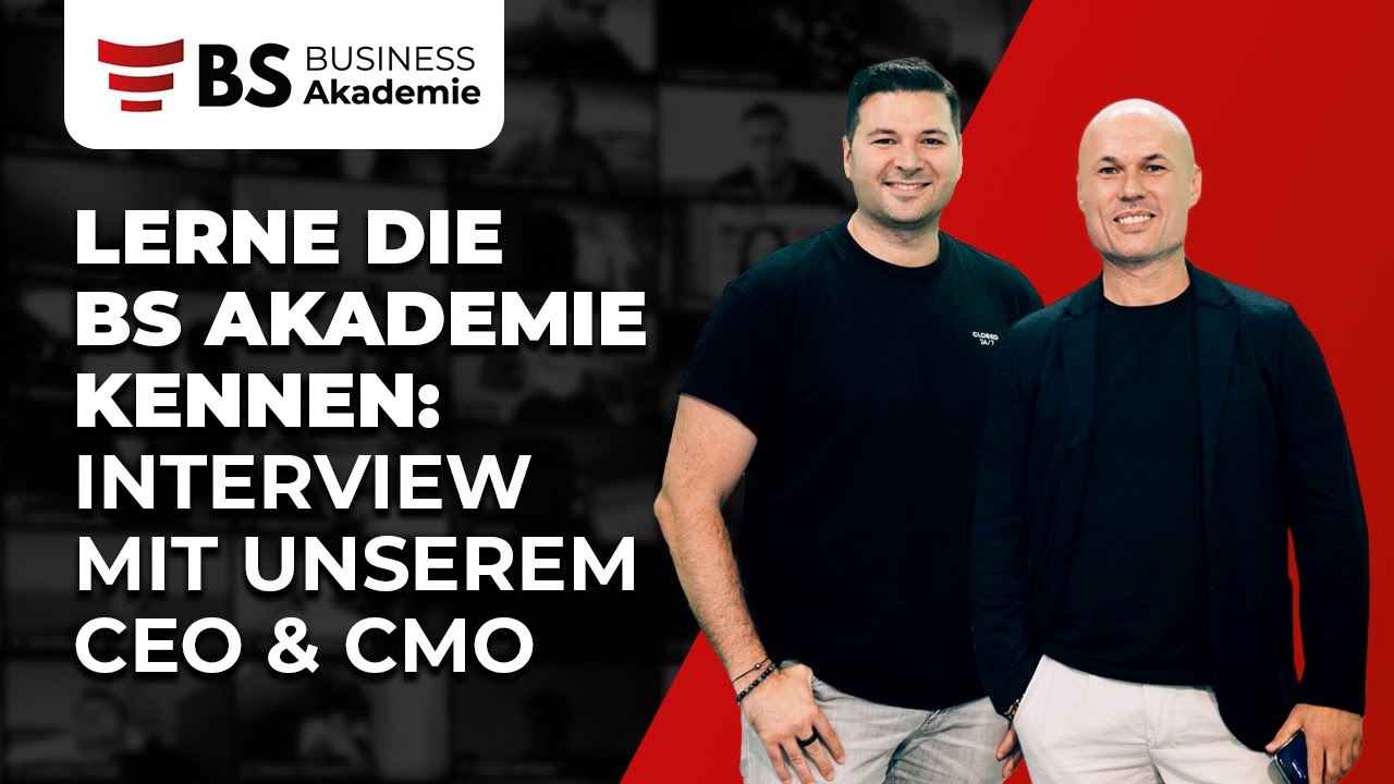 Lerne die BS Akademie kennen – Interview mit unserem CEO & CMO
