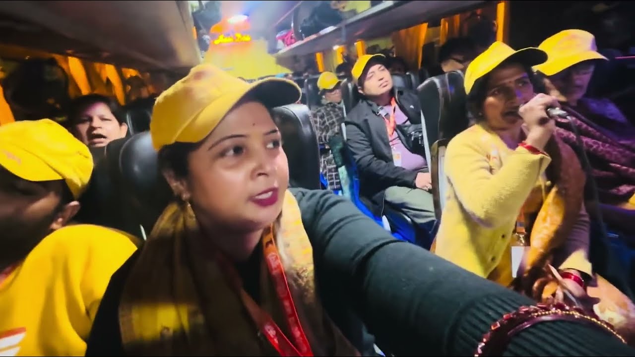 Delhi group के साथ बागेश्वर धाम की पहली यात्रा बस mai हुआ राम नाम का कीर्तन Part 1@anilsaini1281