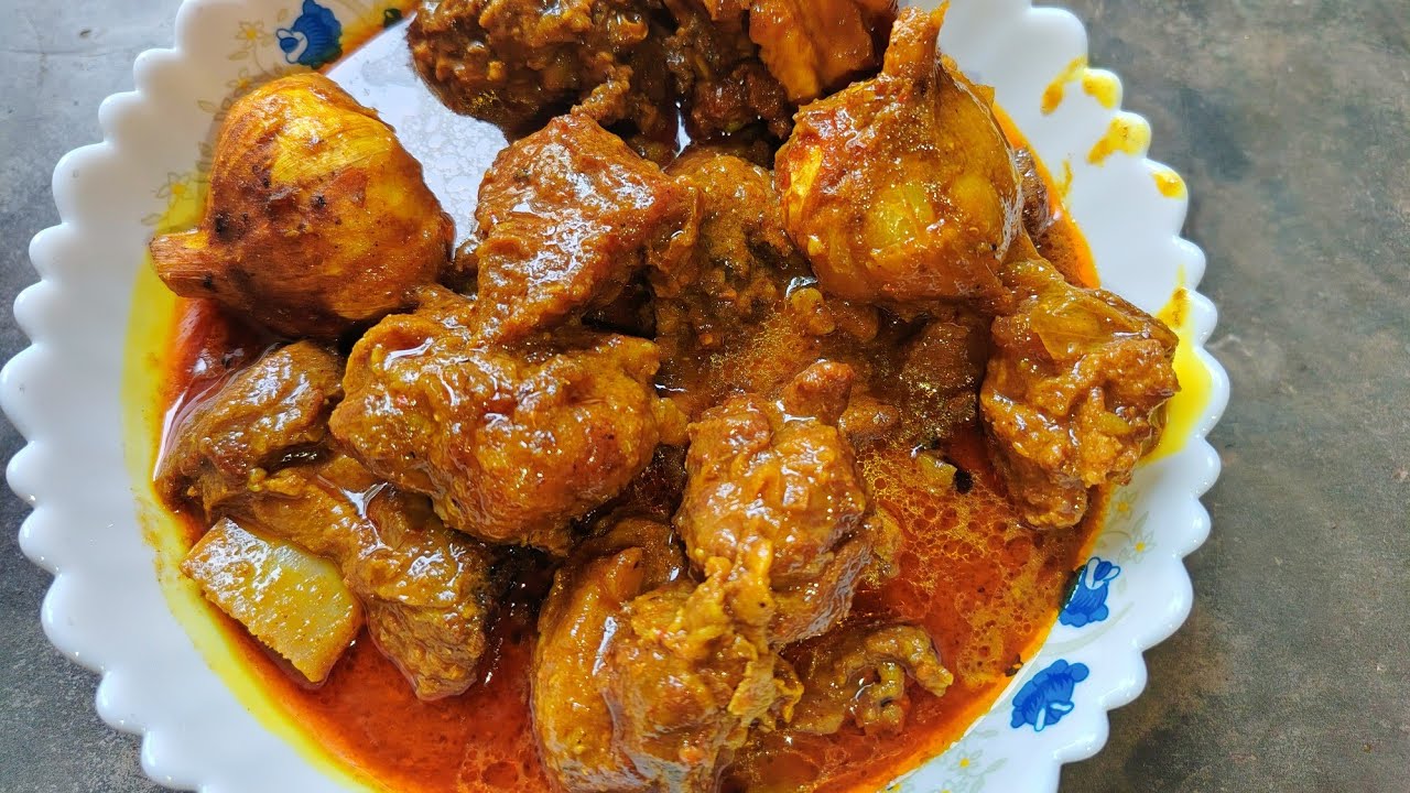 ঘরোয়া মসলা ও আস্ত রসুন দিয়ে গরুর মাংস রেসিপি ।।Beef Curry।Roson Diye Beef Curry।village coking।।