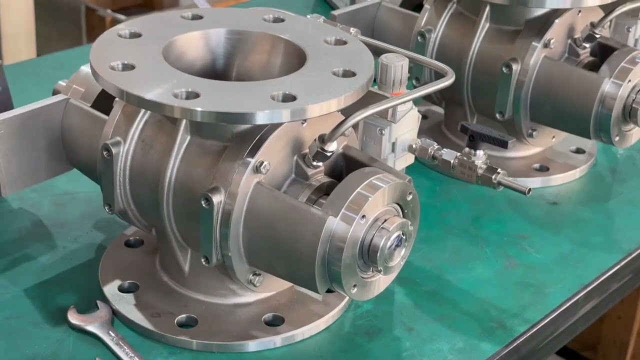 Small Components, Critical Performance rotary airlock