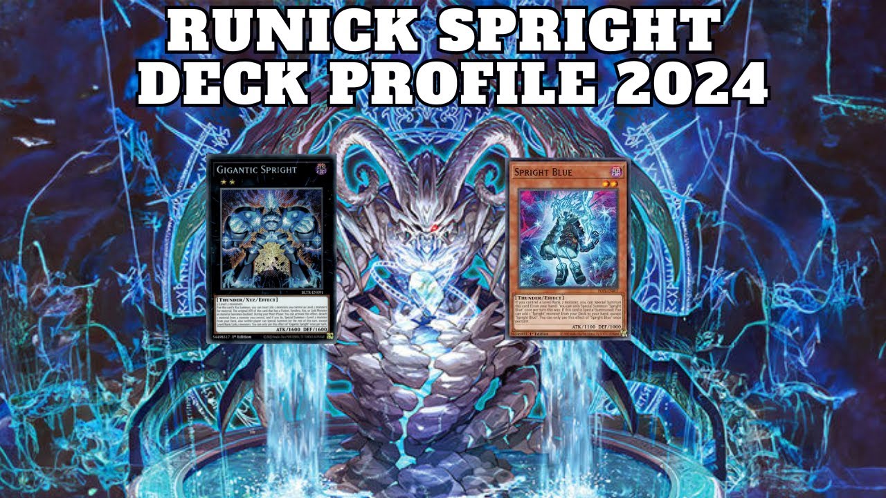Deck Profile Runick Spright Agosto 2024 | ¿Algun día me cansare de combinar a los Runick? No creo 😅