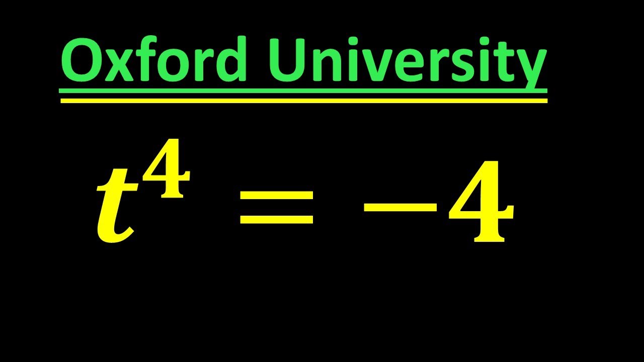 A very tricky Oxford University Admission Algebra Exam | Entrance Aptitude Test | Find t!!