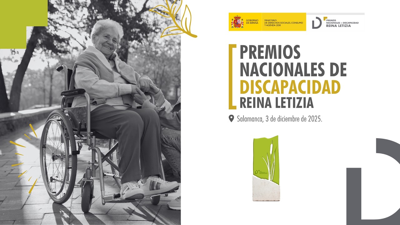 Acto de entrega de la II edición los Premios Nacionales de Discapacidad Reina Letizia