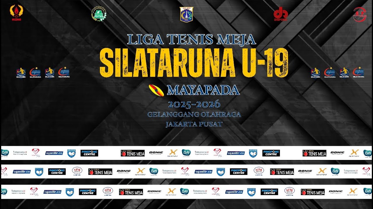 BEREGU DONIC  VS ANCOL TIMUR LIGA TENIS MEJA SILATARUNA U-19 MAYAPADA 2025-2026