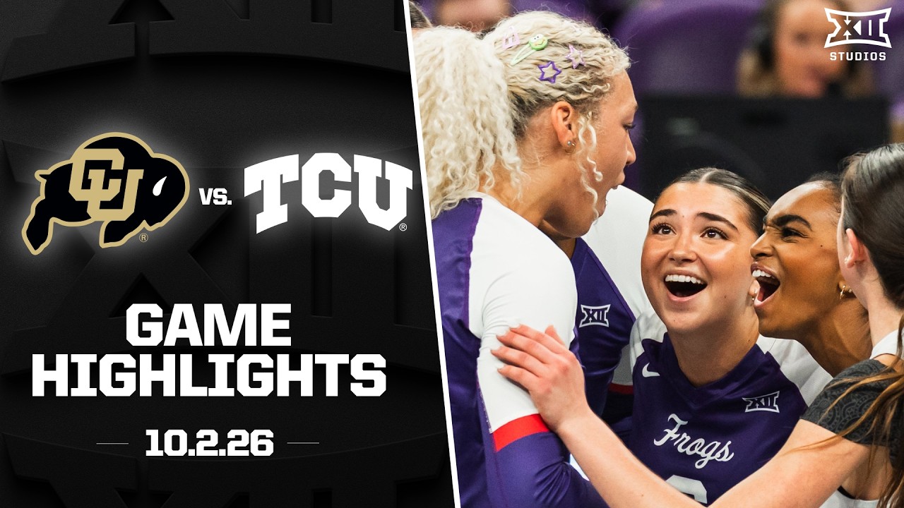Colorado vs. TCU Highlights (10.2.26) | 2026 Big 12 Volleyball