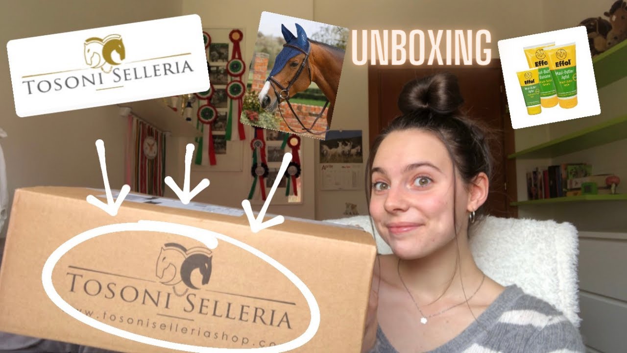UNBOXING EQUESTRE CON TOSONI SELLERIA 🐴💛 | NS |