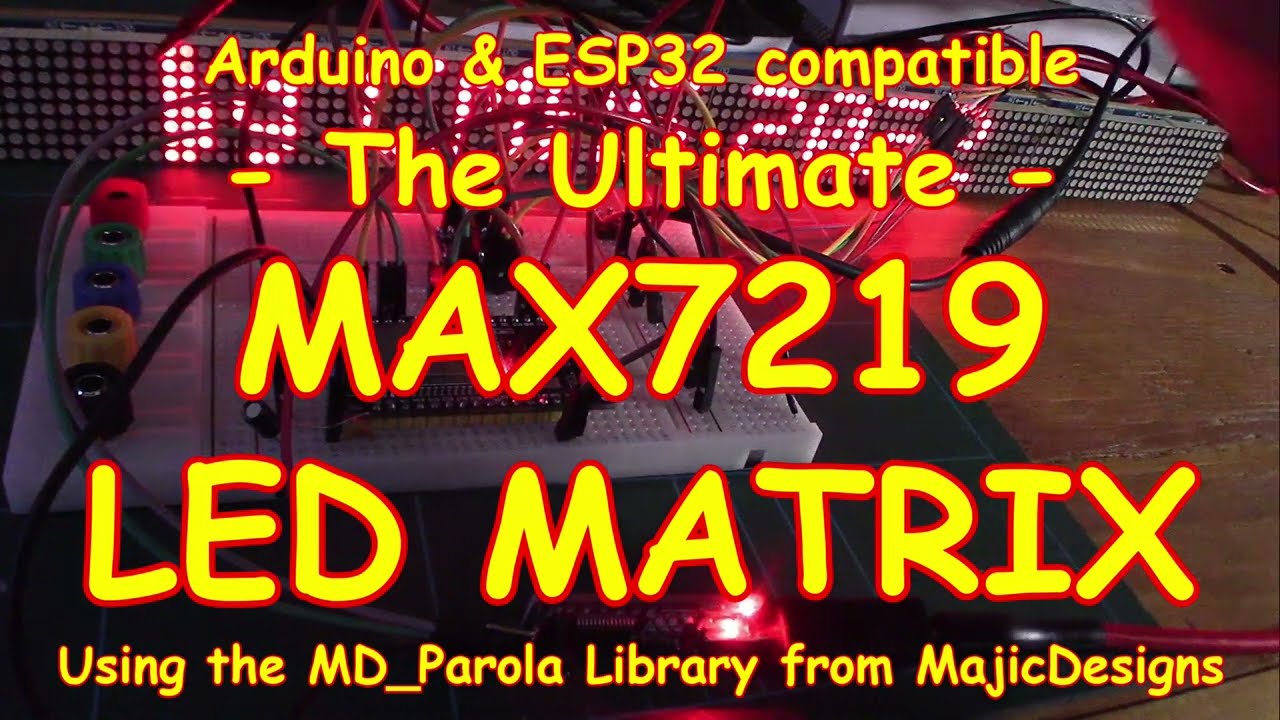 #256 MAX7219 Matrix 3ft/0.9m Strip Display - Awesome 😉🎄🎅